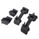 thumbnail image 1 of Kit de hebilla de cierres de capó de bloqueo de pestillo ZHCH para Jeep Wrangler TJ JK 2007-2016 Negro 2x, 1 of 5