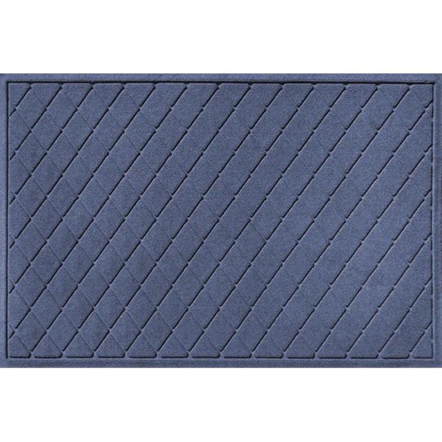 20377610035 Water Guard Argyle Mat in Navy - 3 ft. x 5 ft.