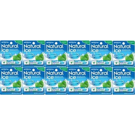 Mentholatum Lip Balm NATURAL ICE Original OUTDOOR SPF 15 ( 12 tubes )