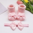 thumbnail image 5 of BOBOGOJP Baby Booties Newborn Baby Hand Crochet Knit Boots Infant Soft Cozy Warm Shoes for Toddler Girls Boys Light Pink for Size One Size, 5 of 6