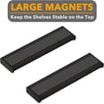 thumbnail image 5 of SpaceAid 30" Bamboo Magnetic Stove Top Shelf Organizer, Kitchen Storage Rack for Stove, Black, 5 of 7