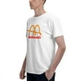 thumbnail image 5 of Mcdonald'S Logo Men'S Basic Short Sleeve T-Shirt Fad White X-Large, 5 of 8
