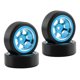 thumbnail image 5 of ruedas de oruga rc 4 Uds. de accesorios para neumáticos de repuesto, modelo de Control remoto, Kit de llantas de rueda de Metal RC para K989 K969 P939 284131 Crawler , Azul azul Magideal ruedas de oruga rc, 5 of 7