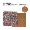 thumbnail image 4 of Xecao Rose Mix Leopard for MDF Cork Coaster 4 Pcs,Drink Coasters,Suit for House Warming Gifts New Home ,Coffee Table Decor-Square, 4 of 7