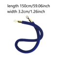 thumbnail image 7 of yotijay 150cm Velvet Stanchion Rope Lightweight Stylish Post Rope for Grand Openings Gold Snap Hook, 7 of 7