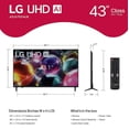 thumbnail image 3 of Restored LG 43" UA7100 UHD AI 4K webOS Dynamic Tone Mapping Pro Smart TV 43UA7100AUB, 3 of 7