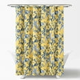 thumbnail image 5 of Lush Decor Dolores Floral Shower Curtain Set, 72" x 72", Yellow, 5 of 7