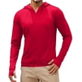 thumbnail image 4 of FNFYFH Men's UPF 50+ Sun Protection Shirts Lightweight Full Zip Hoodie Jacket Long Sleeve Rash Guard Quick Dry Fishing Hiking Performance Shirt, 4 of 9