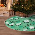 thumbnail image 5 of Sikiie Sheep Zzz Nativity Christmas Tree Skirt, Jesus Christian Winter Holiday Tree Mat Decoration(30-48IN)48", 5 of 6