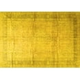 thumbnail image 1 of Ahgly Company Machine Washable Indoor Rectangle Persian Yellow Traditional Area Rugs, 8' x 12', 1 of 4