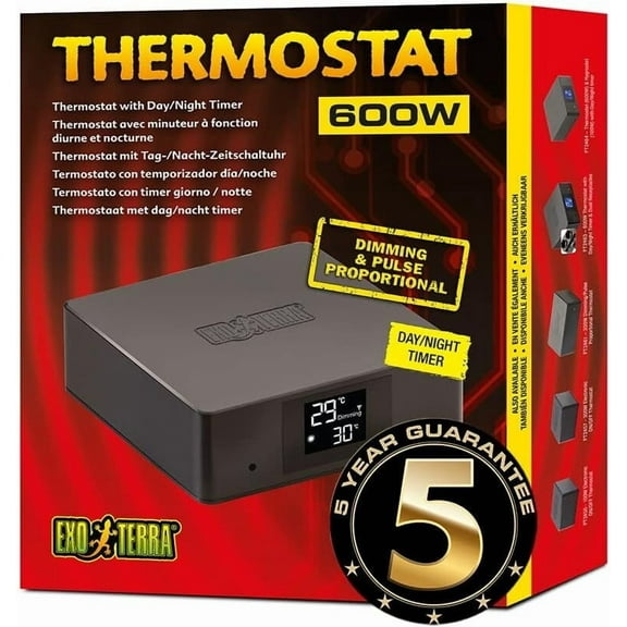 Exo Terra Thermostat 600W with Day/Night Timer (PT2454)