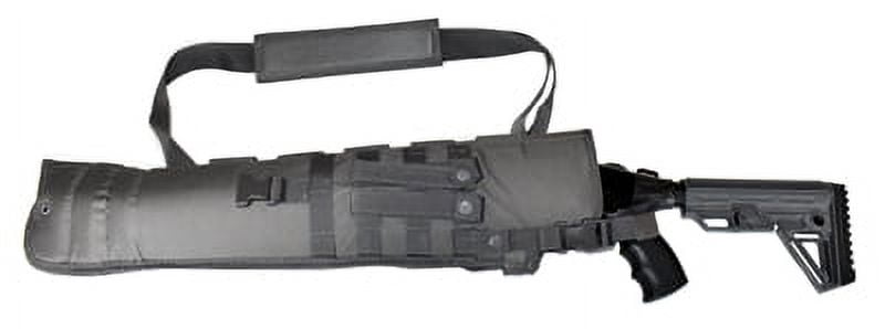 Trinity Rifle Shotgun Scabbard Padded Case Gray for Remington 870 Breacher.