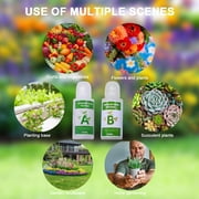 Soilless Cultivation A B Fertilizer Plant Universal Nutrient Solution Hydroponic Plant Fertilizer Compatible With Hydroponic Planter200ML