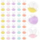 thumbnail image 4 of 100 cuentas acrílicas para el pelo de conejo, para hacer tú mismo, con forma de conejo de dibujos animados, para pulseras., 4 of 5