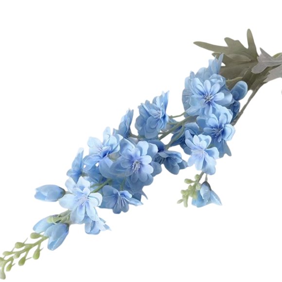 MKHSQHDG Today's Deals 2 Pcs Multicolor Silk Spray Larkspur Long for Wedding Bouquet Home Garden Centerpiece