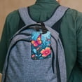 thumbnail image 6 of WIRESTER 2pcs Set PU Leather Luggage Tags Privacy Label Flap for Travel Suitcase Baggage - Bright Colorful Flowers & Butterfly, 6 of 7