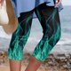 thumbnail image 2 of Pantalones Largos de Yoga Para Mujer Cintura Elástica de Moda Yoga Deporte Pantalones Con Estampado Floral Leggings Pantalones Recortados Odeerbi ODB-4, 2 of 5