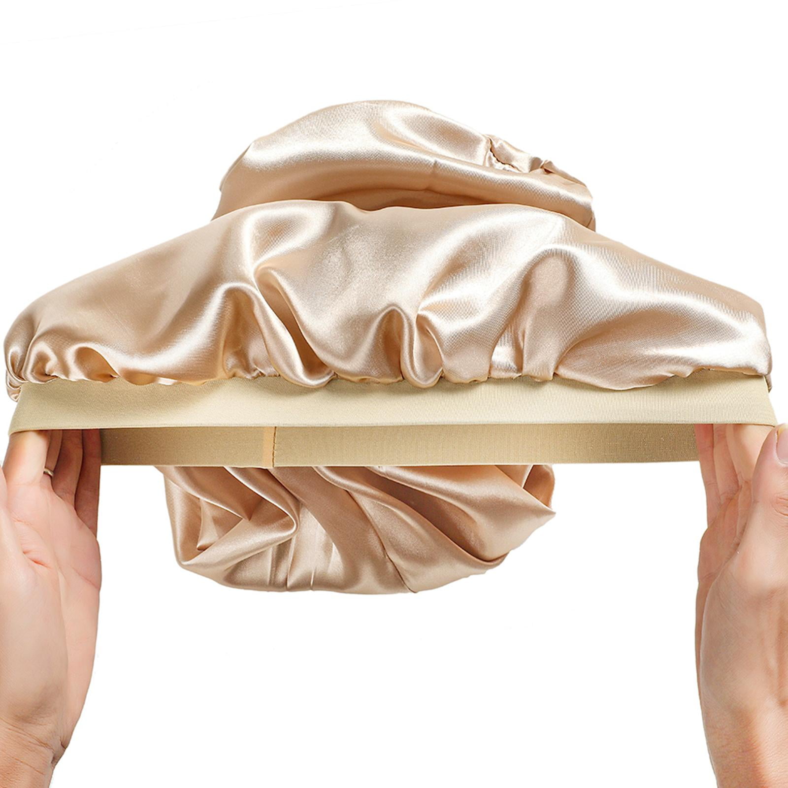 Bothyi 5xLong Satin Bonnet Sleep Caps Comfortable Silky for Long Curly Hair