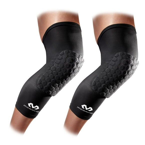 Manguitos de compresión McDavid Hex con protección acolchada