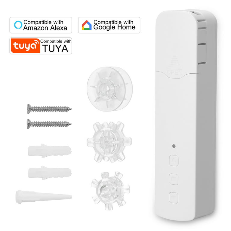 Tuya WiFi M515EGWT Smart Curtain Motor Mobile APP Control Remote Control  Voice Control Electric Curtain Track Pull Bead Curtain Opener Compatible  with Alexa Google Home - EU Plug Wholesale