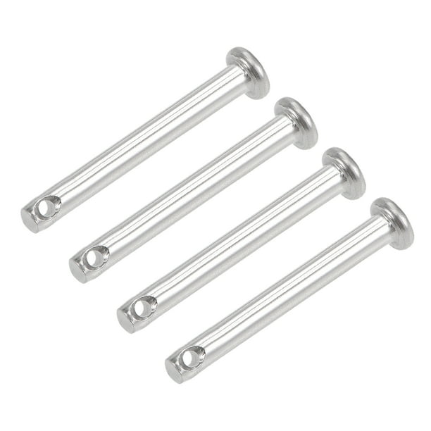 Single Hole Clevis Pins 3mm x 25mm Flat Head 304 Stainless Steel Link
