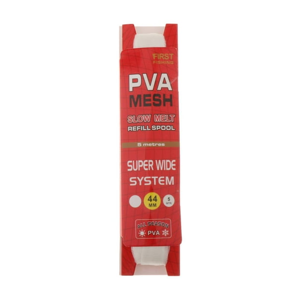 Alimentador de carpas de 5 metros, malla PVA para pesca, red Soluble en agua, aparejos de pesca, cebos, envoltura 44 mm Zulema bolsas de cebo pva pesca de la carpa