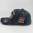 thumbnail image 6 of Qwertyu 250th Anniversary US Distressed Patriotic Hat, Embroidered Adjustable Baseball Cap, Gift for Men Women B, 6 of 8