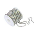 thumbnail image 1 of DIY Crystal 10 Yard Rhinestone Close Chain Clear Trim rhinestone chain Sewing Craft AB Color, 1 of 9