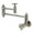 Brushed Nickel, variant on Kingston Brass KS3100CG Fuller Wall Mount Pot Filler Faucet, Matte Black