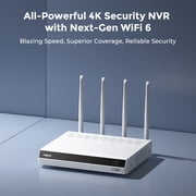 Reolink 16-Channel Wi-Fi 6 NVR Recorder for 24/7 Local Recordings Pre-Installed 2TB HDD up to 8TB