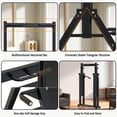 thumbnail image 3 of PROHIKER Folding Pull Up Station Power Tower for Home Gym, Height Adjustable Pull Up Bar Dip Station, Multifunctional Full Body Strength Training Fitness Equipment, Triangle Structure, 3 of 7