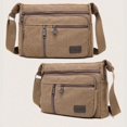 thumbnail image 5 of New Canvas Bag Small Canvas Crossbody Bag Teen School Satchel Women Travel Shoulder Bag 31CM, 5 of 5