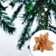 thumbnail image 2 of Injueey Navidad cabeza de flor artificial fiesta boda adorno de Navidad hogar granja oficina comedor DIY decoración flores falsas Kits de decoración para fiestas Oro Injueey HA069944-02, 2 of 6