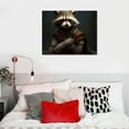 thumbnail image 5 of COMIO Framed Renaissance of an aristocrat racoon dressed in noble clothing Wall Art, cowboy raccoon Canvas Print, cute racoon Wall Decor, Renaissance raccoon Wall Art, Wall Decor,Art, 5 of 5