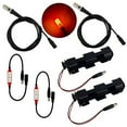 thumbnail image 1 of 2 Kits fire Effects Ember Orange Flame Simulation LED Lights 1.5 Meter 59 inch Cable Length with Flicker Effects Control for Props, Theatrical Scenery, Faux Flame, and Glowing Coal Baskets, 1 of 3