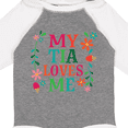 thumbnail image 4 of Inktastic My Tia Loves Me Niece Girls Long Sleeve Baby Bodysuit, 4 of 5
