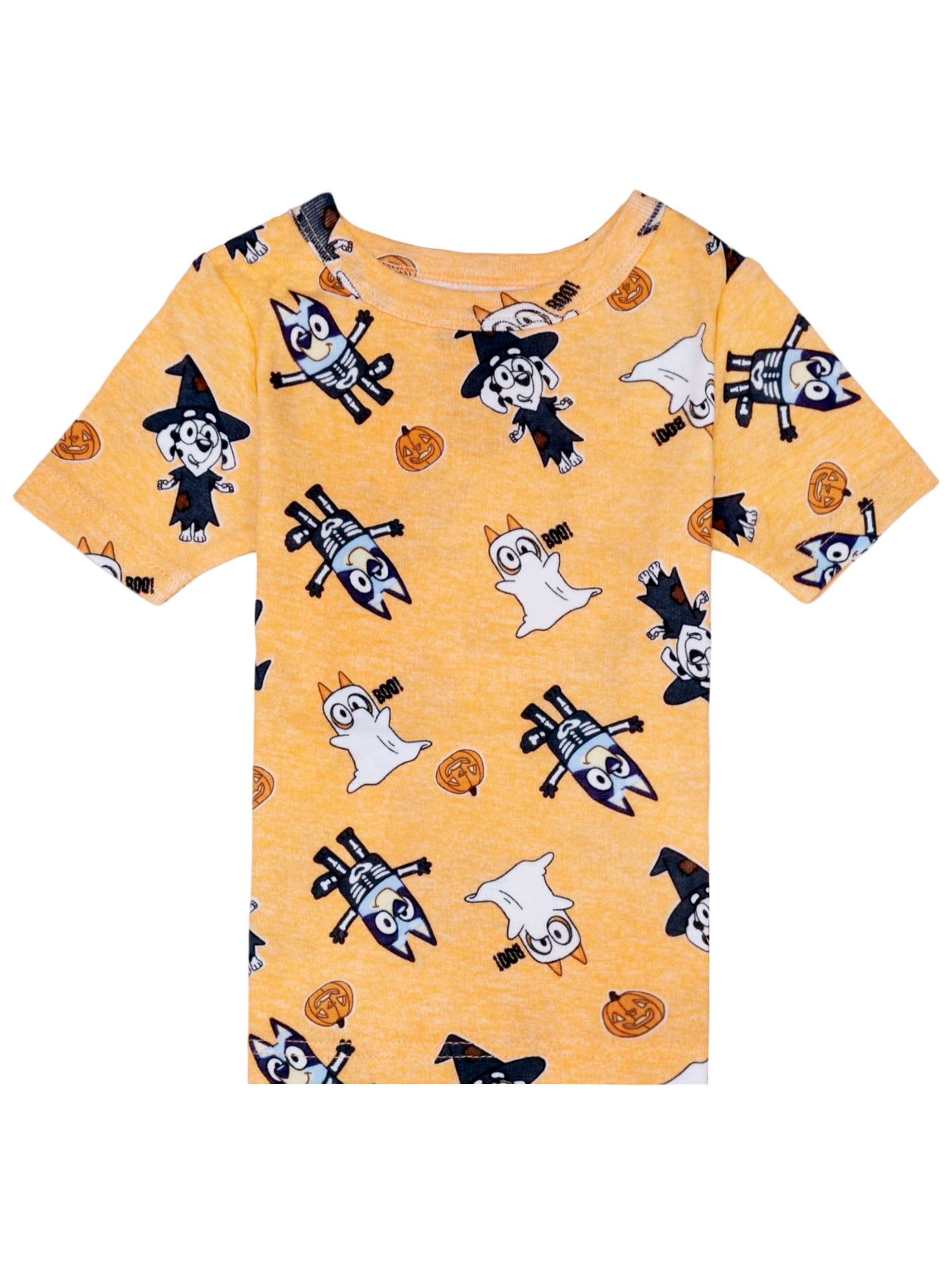 Character Toddler Halloween Short Sleeve Top and Pant Pajama Set, 2-Piece, Sizes 12M-5T