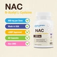 thumbnail image 4 of Puregen Labs N-Acetyl-L-Cysteine (NAC) 600mg, Supports Immune, Respiratory, Liver Health, NAC 600 mg, Potent antioxidant Support, Free-radicals, Easy to Absorb - 60 Vegetarian Capsules, 4 of 5