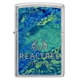 thumbnail image 2 of Zippo Realtree Wav3 Design Street Chrome Pocket Lighter, 2 of 6