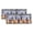 Purple,Lilac,Pumpkin,Charcoal, variant on 2 Pack Valances for Windows, Orange Pumpkin Window Valances for Living Room/Bedroom/Bathroom, Halloween Horror Spooky Bats Trees Plaid Purple Light Filtering Kitchen Curtain Valance 42"W x12" L