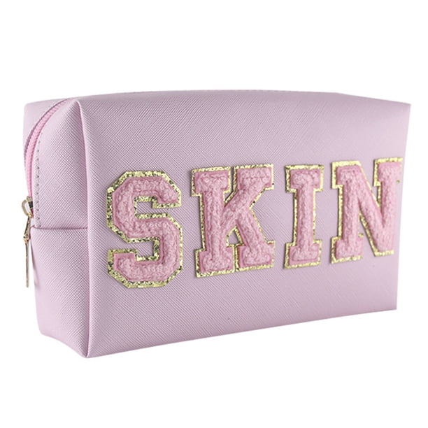 Ygjytge Estuche Portátil para Cosméticos Bolsos Mano Bolso Mano para (rosa)