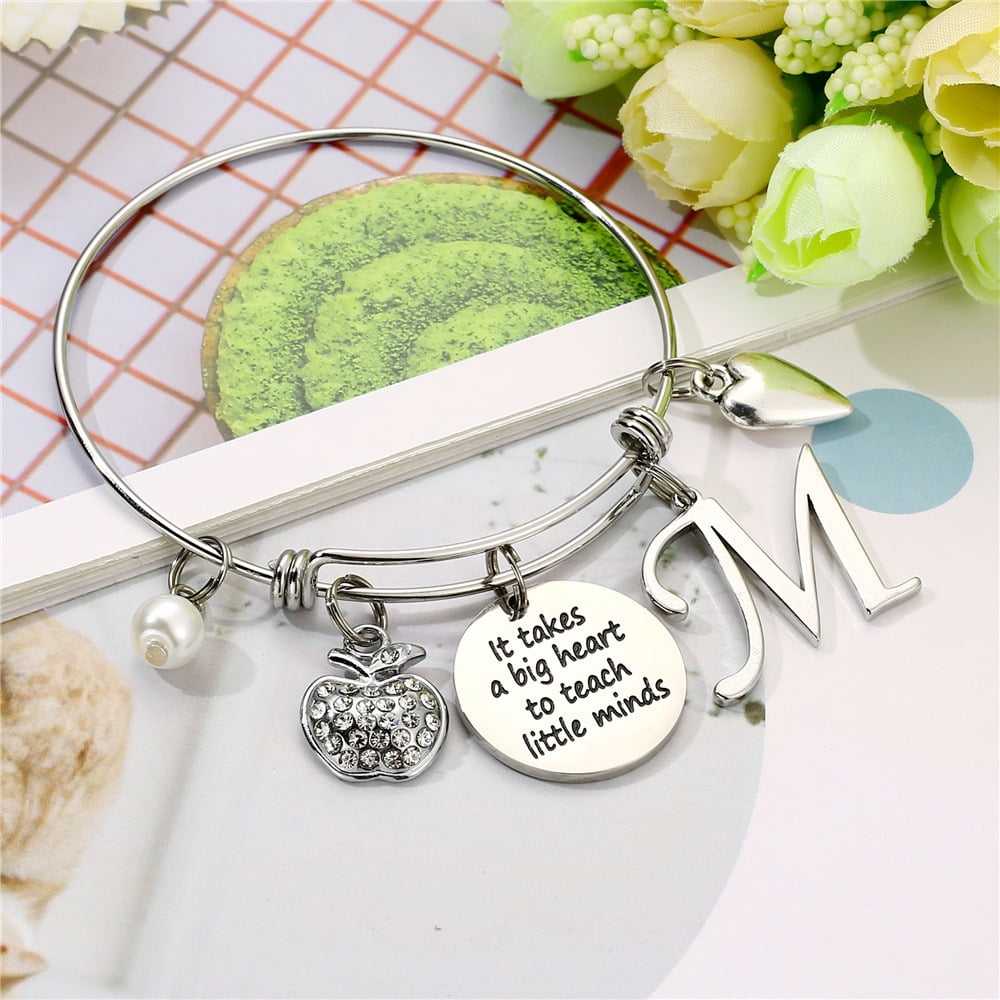 Personalize Your Own Teacher Charm Bracelet – Cheer and Dance On Demand