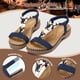 thumbnail image 2 of Sandalias Littleplum Arch Support hechas a mano en azul bohemio, 2 of 7