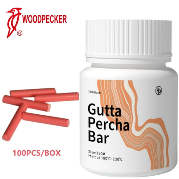 100pc Woodpecker Dental Endodontic Gutta Percha Pellet Bar for Obturation System