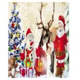 thumbnail image 2 of Franela De Navidad Rojo Santa Claus Elk Manta Gruesa Cálida Suave Y Acogedora Para Sofá Cama Niños Dormir sonducket HA042025-01, 2 of 6