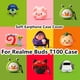 thumbnail image 3 of Para Realme Buds T100 Funda Marea Fresca De Dibujos Animados De Auriculares Suave, 3 of 4