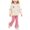 Z01 Pink, variant on Gubotare Girls Winter Clothes Toddler Kids Girls Cute Clothes Sweatshirt Top and Pants 2PCS Girls Fall Winter Outfits Set 18 24 Months (Pink,18-24 Months)