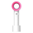 thumbnail image 2 of Peggybuy Portable Bladeless Cooling Fan Summer Personal Handheld Desktop Fan (White), 2 of 9