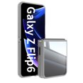 thumbnail image 6 of for Samsung Galaxy Z Flip 7 Case Clear Slim, [Built in Lens Protector] [Non Yellowing] TPU Bumper Transparent Back Hard Shell Shockproof Thin for Men Women for Samsung Galaxy Z Flip 7, Gray, 6 of 6