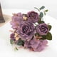 thumbnail image 5 of Ramo de rosas artificiales con hojas y capullos realistas | Decoración para el hogar y la oficina | Arreglo floral artificial de 29 cm, 5 of 6